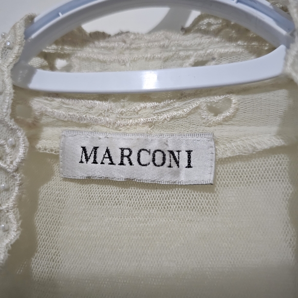 Marconi beaded lace sheer cottage core - Picture 3 of 4